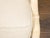 English Midcentury Bleached Faux Bamboo Lounge Chair with Upholstery For Sale - Image 10 of 11
