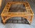 Chinoiserie Mid Century Crespi Style Glass Bamboo Coffee Table For Sale - Image 3 of 11
