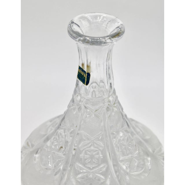 Mid 20th Century Mid Century West Germany Lead Crystal Decanter For Sale - Image 5 of 13