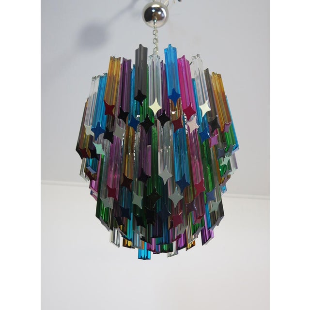 Murano Glass Elena Model Chandelier in the style of Venini Style, 1990 For Sale - Image 9 of 13