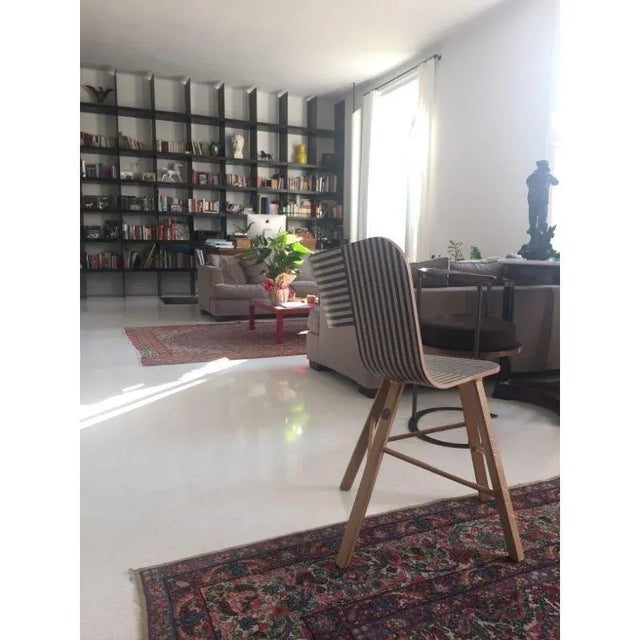 Tria Chair with Striped Seat by Colé Italia For Sale - Image 12 of 13