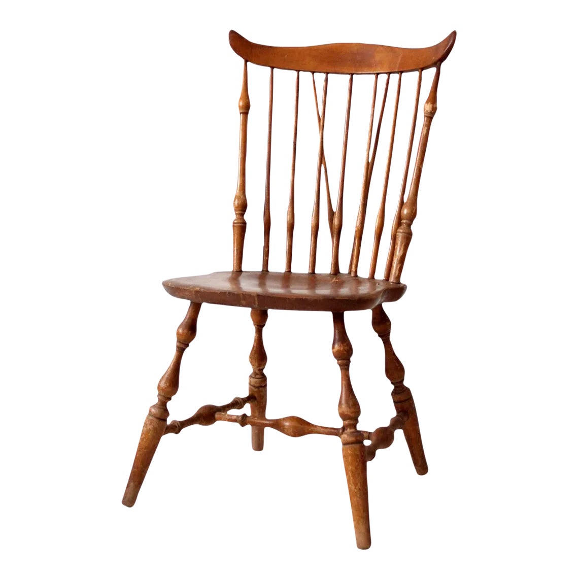 Mid Century Windsor Fan Back Chair Chairish