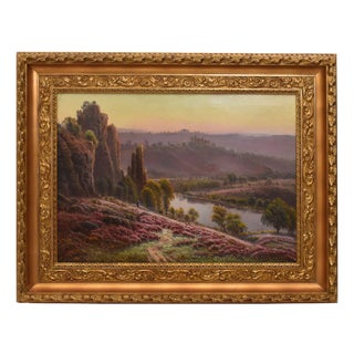 Gaston Anglade, Landscapes, Corrèze, 1912, Oil on Canvas, Framed For Sale