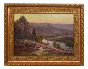 Gaston Anglade, Landscapes, Corrèze, 1912, Oil on Canvas, Framed