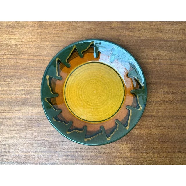 Mid-Century Wall Plaque Plate, 1960s For Sale - Image 10 of 10