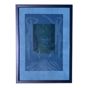 Ernst Fuchs (Austrian, 1930–2015) Sphinx Mystagoga (Sheet No. 6 From Die Sieben Bilder Und Sprüche Der Sphinx) Aquatint Etching | 1967 | Edition 63/99