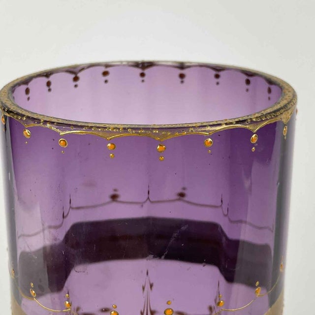1920s Glass Liberty Vase from Moser, 1920s For Sale - Image 5 of 10