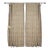 Fabdivine Block Print Viscose Coloured Linen Ring Curtain Shatkon Size- 54"Wx63"L For Sale