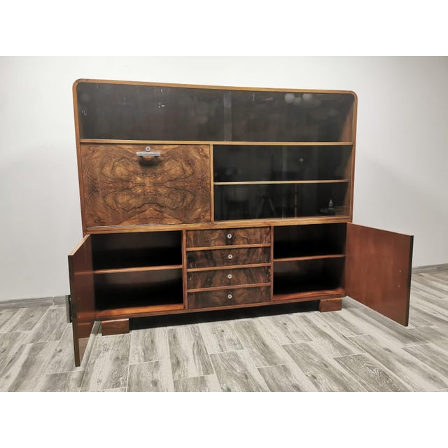 Cupboard attributed to Jindrich Halabala, 1940s For Sale - Image 10 of 18