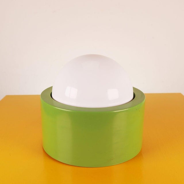 Vintage Green Table Lamp For Sale - Image 7 of 7