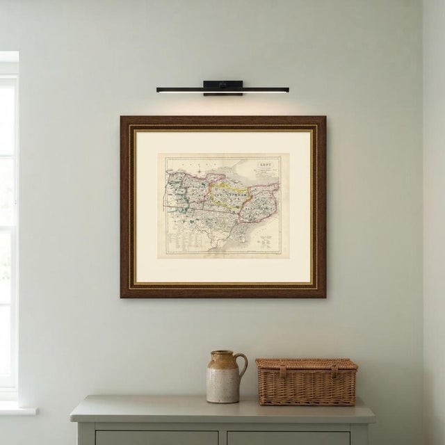 Paper Antique Hobson Fox Hunting Map of Kent with Tickham Hunt, 1870 For Sale - Image 7 of 9