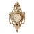 Swedish Gustavian Style Gilt Wood Cartel Clock, Georg Jensen Inc. For Sale