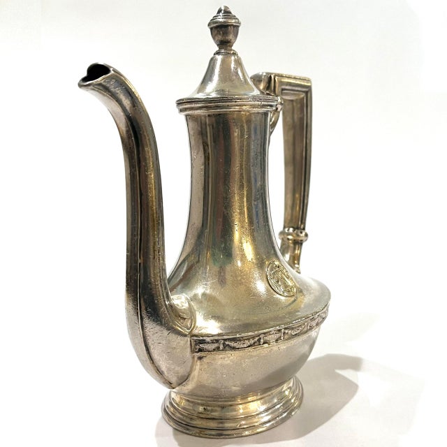 Silver Early 20th Century Hotel Silver Individual Teapot - Hotel Stadler For Sale - Image 8 of 13