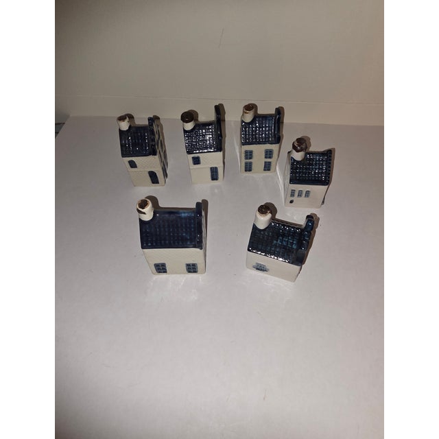 Ceramic KLM Dutch Delft Miniature Building Liquor Bottles For Sale - Image 7 of 9
