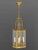 English Regency Style Gilt Brass Hanging Lanterns, Pair For Sale - Image 3 of 16