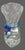 Late 20th Century Vintage Murano Fish Inside Bag Blue Ribbon Art Glass Paperweight Trinket Holder Desk Art Original Label For Sale - Image 5 of 11