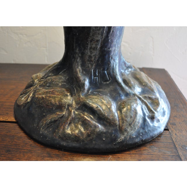 Table Lamp by H Javaux in the Style of Tiffany For Sale - Image 10 of 13