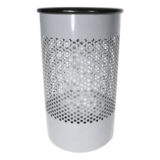 1980s Post Modern Waste Basket Trash Can Designed by Barbieri and Marianelli for Rexite Milano For Sale