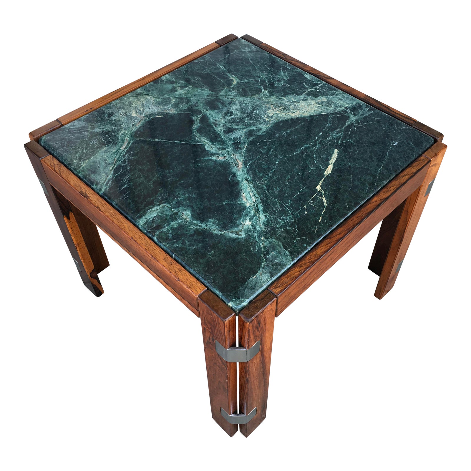 Verde Green Marble Top Side Table Chairish