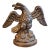 Antique Cast Iron Eagle on Rock Doorstop Patriotic Americana Hubley or Albany For Sale