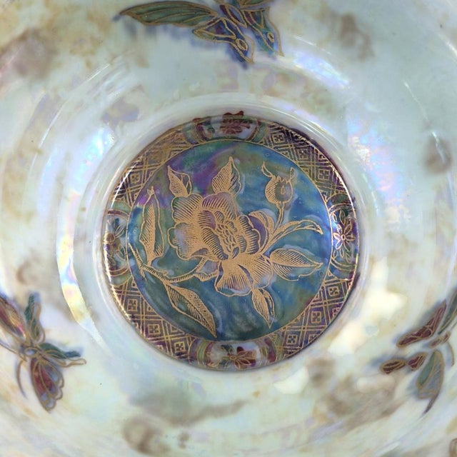 Brown Fairyland Ruby Lustre Bowl by Daisy Makeig-Jones for Wedgwood, 1914 For Sale - Image 8 of 10