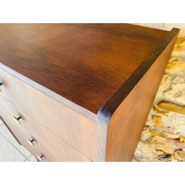 Wood Mid-Century Oak Chest of Drawers, 1950s For Sale - Image 7 of 18