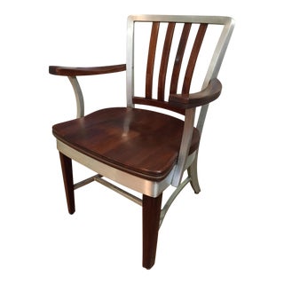 Shaw Walker Danish Maple Chair For Sale