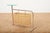 Magazine Rack Potto Frame in Chrome-Plated Tubular Steel, Woven Basket and Round Glass Shelf by Andrea Branzi for Zanotta, 1993 For Sale - Image 6 of 11