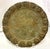 Shabby Chic Vintage Embossed Brass Charger Plate Featuring Leaping Hare Surrounded by Flowers For Sale - Image 3 of 13