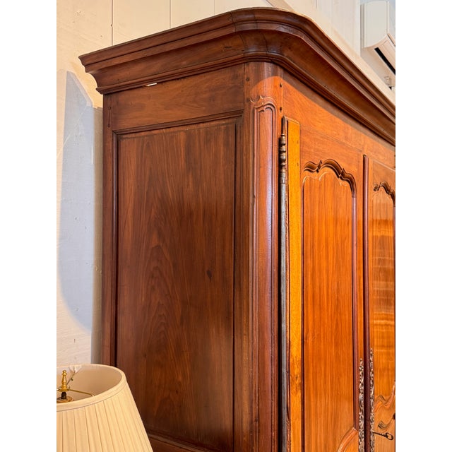 18th Century Louis XV Provincial Armoire For Sale - Image 12 of 14