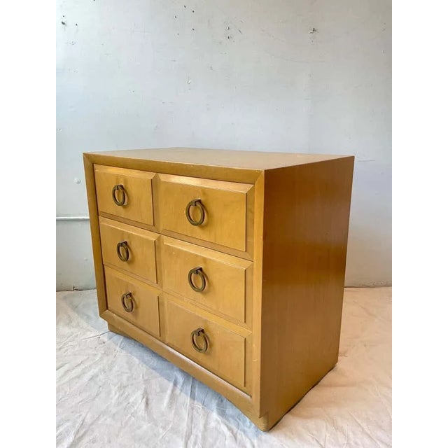 Tan 1950s T.h. Robsjohn-gibbings Chests for John Stuart - a Pair For Sale - Image 8 of 12