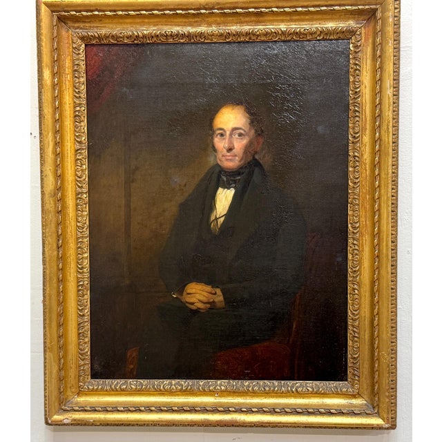 American School Portrait, Distinguished Gentleman (“Mr. Wilson”), c. 1835–1845 For Sale - Image 13 of 18