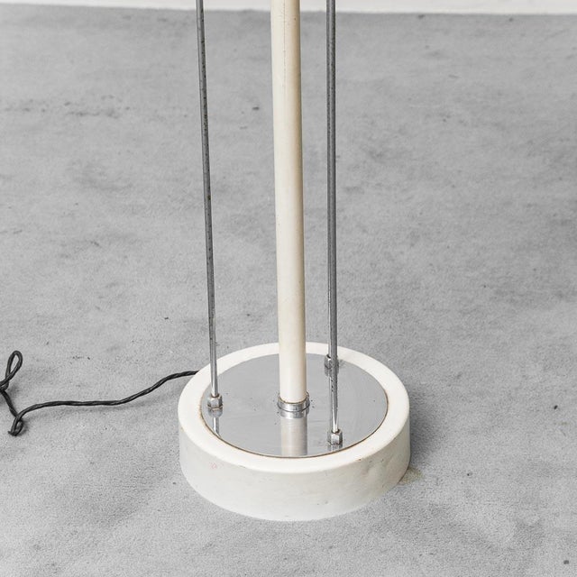 Metal Industrial Floor Lamp with 3 Lights in the style of Joe Colombo, 1970s For Sale - Image 7 of 11