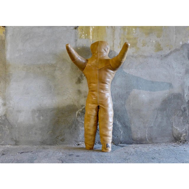 Industrial Leather Wrestling Dummy, 1930s For Sale - Image 3 of 4