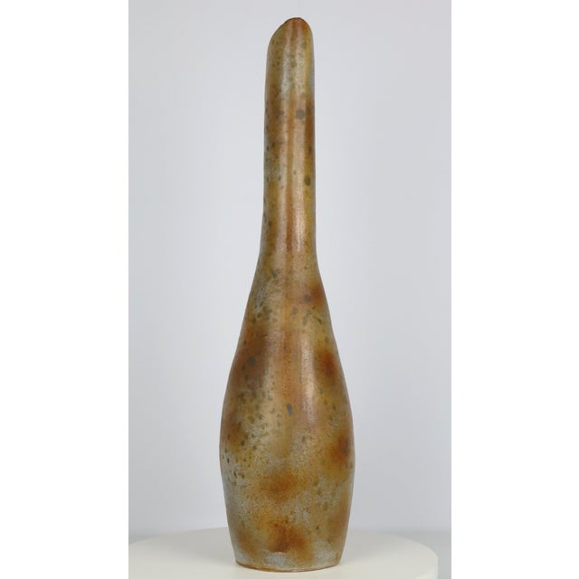 Ceramic Vase by Agnès Escala for Vallauris, 1970s For Sale - Image 3 of 12