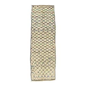 Vintage Berber Moroccan Azilal Rug - 04'09 X 14'07