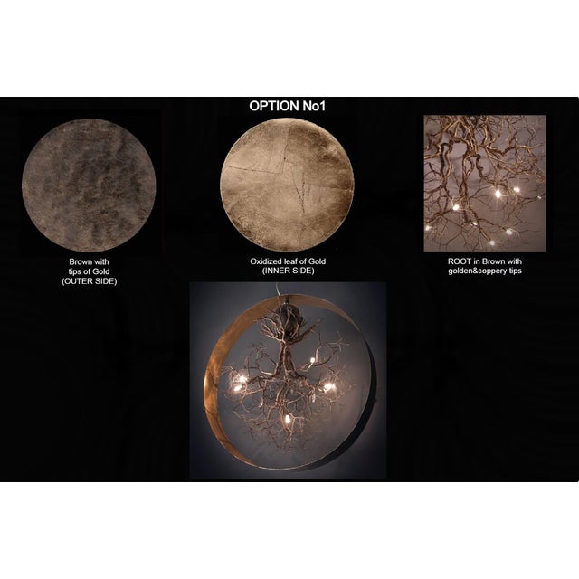 Not Yet Made - Made To Order Circular Pendant Light by Frankie Cesare For Sale - Image 5 of 10
