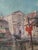 French Paul Henri Simons, French, 1865-1932 Listed Artist Venice Canal Oil on Canvas For Sale - Image 3 of 7