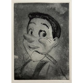 Jim Dine, Small Pinocchio Aquatint Etching Jim Dine Pop Art Print, 1999 For Sale