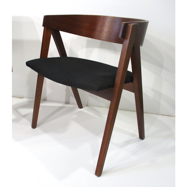 Arne Vodder Styled Mid Century Desk With Allan Gould Chair For Sale In Cincinnati - Image 6 of 12