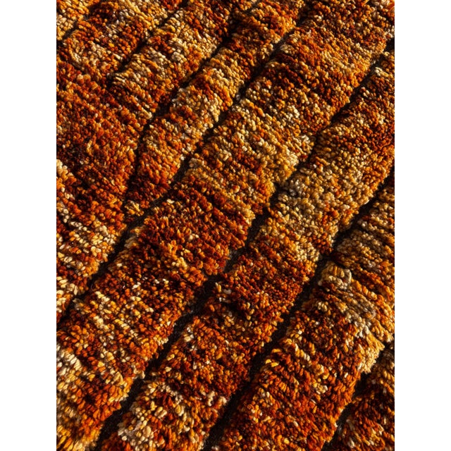 Textile Modern Moroccan Wool Rug For Sale - Image 7 of 11