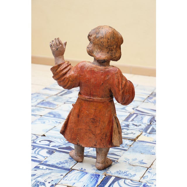 Antique Indo-Portuguese Jesus Christ Child, 17th Century For Sale - Image 4 of 18