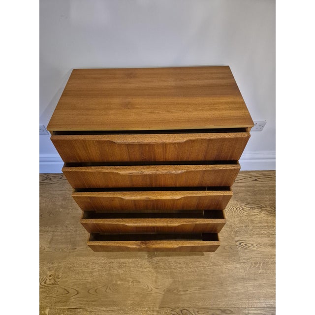 Mid-Century Teak Chest of Drawers attributed to Austinsuite, 1960s For Sale - Image 13 of 17