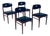 Mid-Century Dutch Design Dining Chairs, 1960s, Set of 4 For Sale