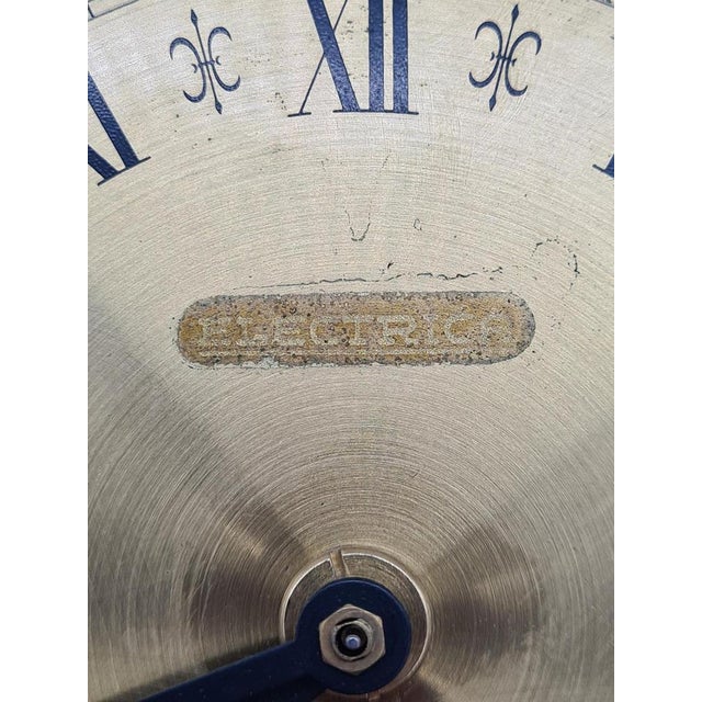 1970s Electrica Sunburst Wall Clock, 1960s For Sale - Image 5 of 11