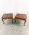 Elevate your space with this exceptional pair of vintage French Provincial accent side tables. This pair showcases an...