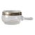 Vintage Silver Rimmed Glass Cup For Sale
