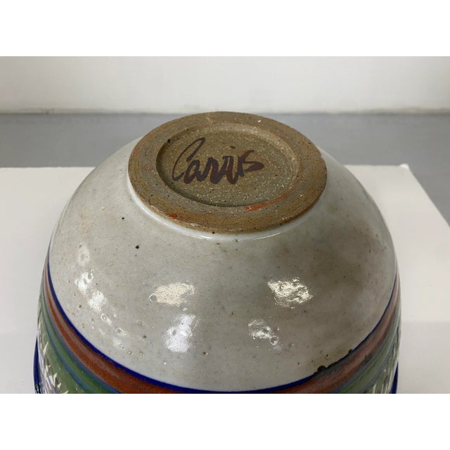 Late 20th Century Late 20th Century Large Ceramic Fruit or Decorative Bowl For Sale - Image 5 of 7