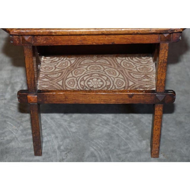 Brown Antique Arts & Crafts Metamorphic Library Steps, 1880s For Sale - Image 8 of 18