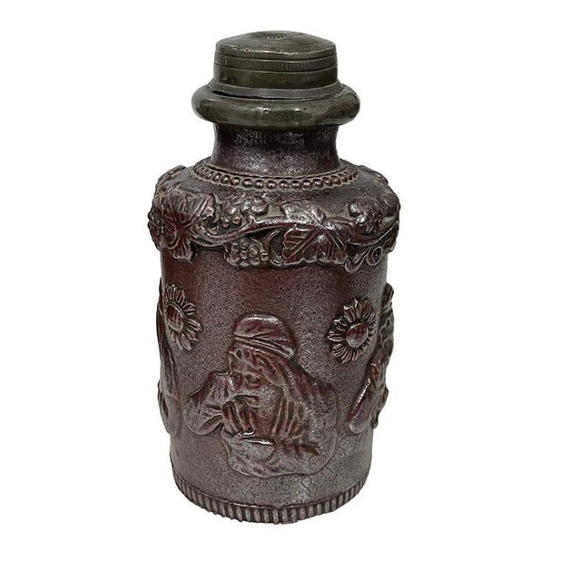 19th Century French Beauvais Tobacco Stoneware, Set of 6 For Sale - Image 5 of 15